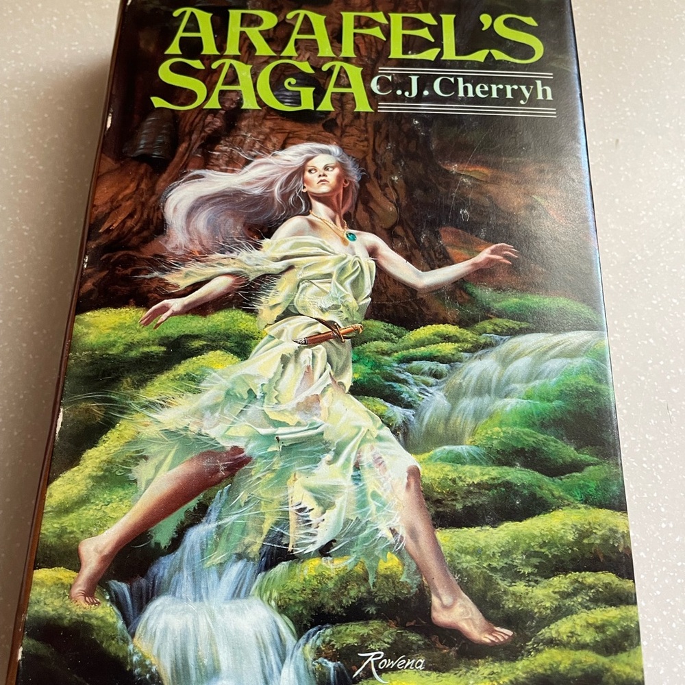 Book arafel’s saga c j Cherryh 1983 signed Hdbk